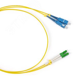 Патч-корд оптический duplex 7м LC/APC-SC/UPC 9/125 sm LSZH