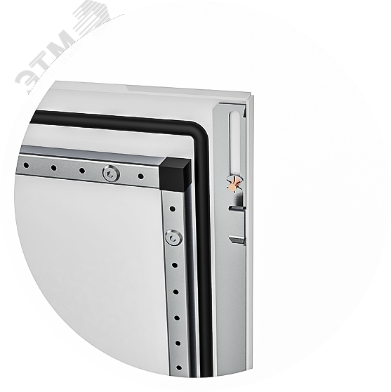 Корпус RS52 160 80 50 IP55 БЕЗ МП с двухстворчатой дверью
