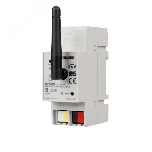 Конвертер BUS ZigBee IARL IP20 пластик 2 года KNX-301-72-TUYA-DIN INTELLIGENT