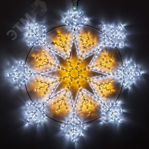 Фигура ARD-SNOWFLAKE-M12-900x900-720LED White/Warm 230V, 43W Ardecoled, IP65