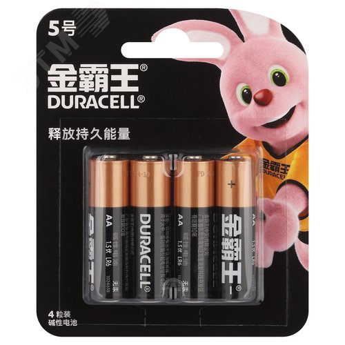 Элемент питания Duracell АА алкалиновый 1,5v 4 шт. LR6-4BL Basic (CN)