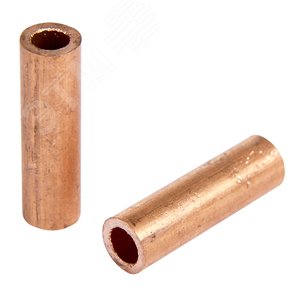 Гильза медная ГМ 16-6 (16кв мм - 6мм) , REXANT
