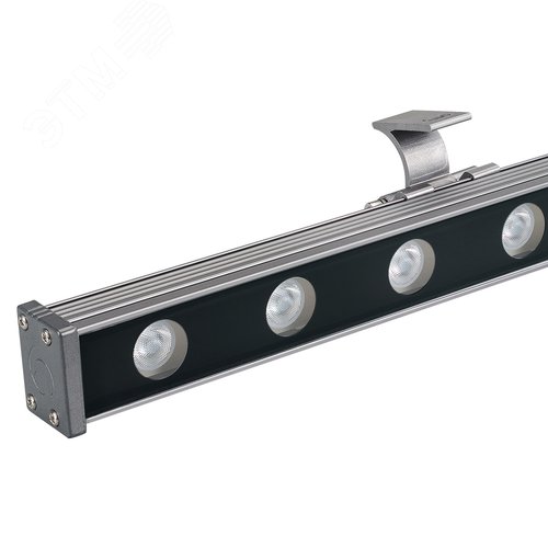 Прожектор линейный AR-LINE-1000-18W Warm3000 (GR, 30 deg, 230 В) (ARL, IP65 Металл, 3 года)