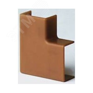 Угол плоский Г-образный 22x10 коричневый APM