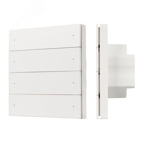 Панель управления кнопочная INTELLIGENT SMART-ZB-801-22-1G-8SC-MULTI-IN White 230V IARL, IP20, пластик, 5 лет