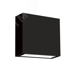 Светильник светодиодный фасадный ДБУ-2x4w 4000K черный IP65 PWL-120120/0-90D