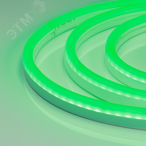 Неон гибкий ARL-NEON-2615GH-SIDE 24V Green ARL, 8 Вт/м, IP65