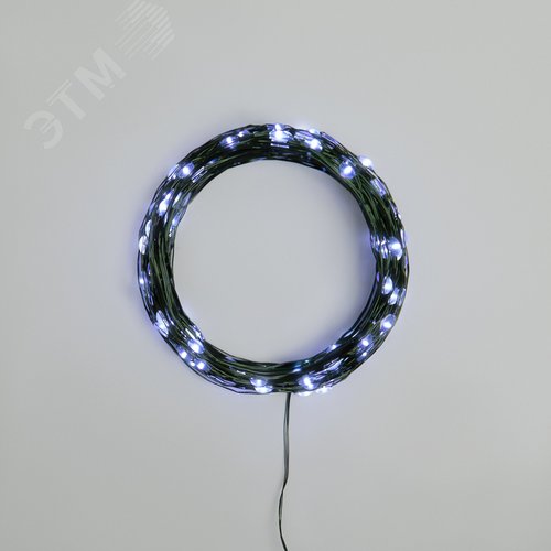 Гирлянда светодиодная Роса с контроллером 20 м 200 LED белый IP20 230 В зеленый провод