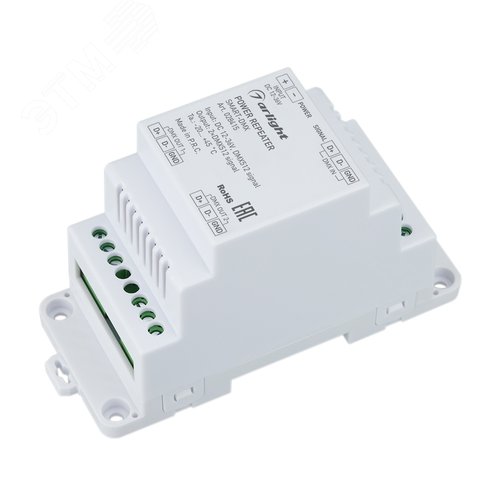 Усилитель SMART-DMX 12-36V, 2 CH, DIN ARL, IP20 пластик, 5 лет