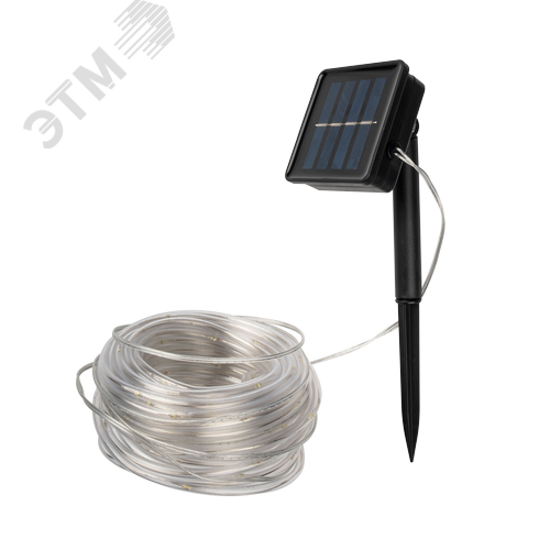 Солнечная светодиодная гирлянда SLR-G06-100W холодный белый свет 100 LED ФАZА