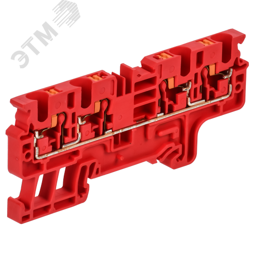 ARMAFIX Клемма пружинная Push In CP-MC 4 вывода 4мм2 красная IEK