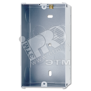 Коробка установочная для розеток SHSO 115-230WW металлическая