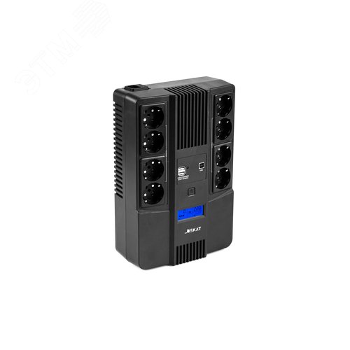 Источник бесперебойного питания 8934 SKAT-UPS     1000-AID-IN-1x9-8, Line-interactive, 1000 ВА/600  Вт, без АКБ