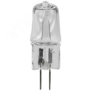Лампа накаливания галогенная G4-JCD-40W-230V-CL (галоген, капсула, 40Вт, нейтр, G4) (100/1000/35000)