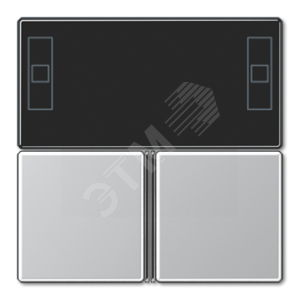 KNX Набор накладок / крышка к Room-controller, цвет алюминий