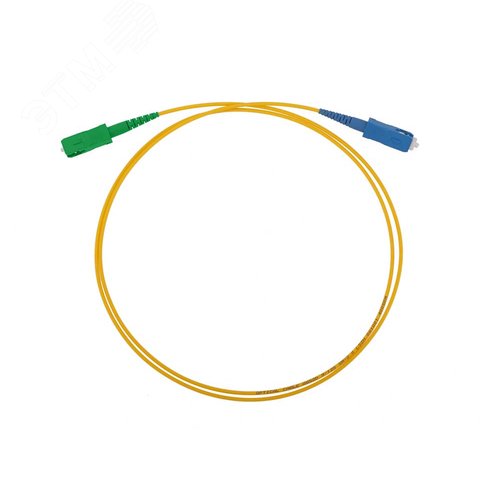 Патч-корд оптический ШОС-SM/2.0 мм-SC/APC-SC/UPC-1.0м HS