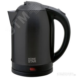 Чайник стальной HS-1009 black на 1.8 л, цвет черный