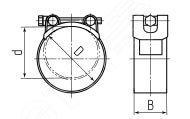 Хомут силовой SR 23-25/W1 ROBUST