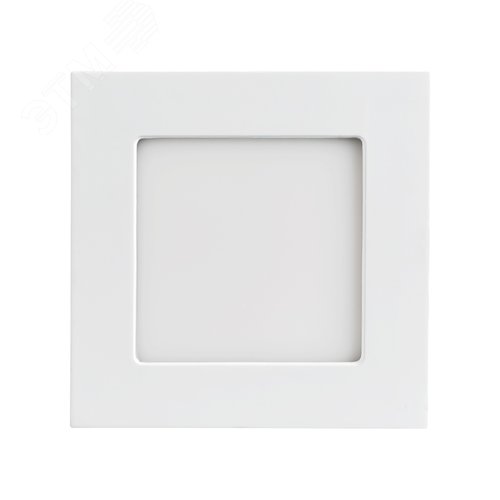 Светильник DL-120x120M-9W Day White (ARL, IP40 Металл, 3 года)