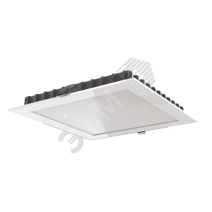 Светильник светодиодный ДВО-12Вт Downlight квадрат110*110*25 4000K IP44 ВАРТОН