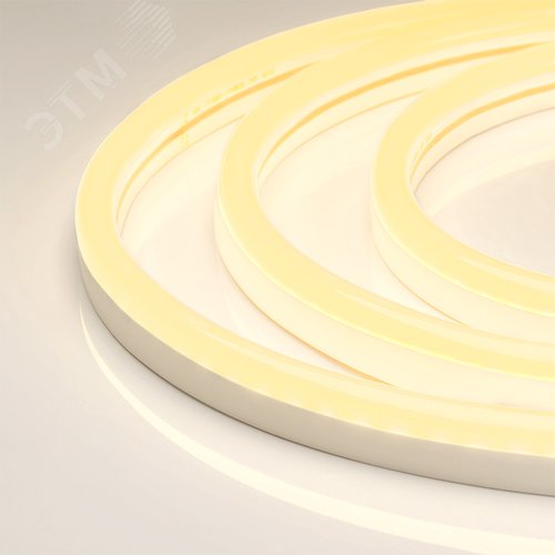 Лента светодиодная герметичная MOONLIGHT-SIDE-X336-12x24mm 230V Warm2400 (11 W/m, IP65, 50m, wire x1) (ARL, Грибовидная форма, 336 LED/m)