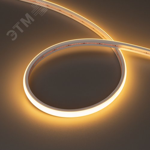 Лента герметичная MOONLIGHT-TOP-X320-11x7mm 24V Warm2700 10 W/m, IP65, CSP, 5m, wire x2, силикон
