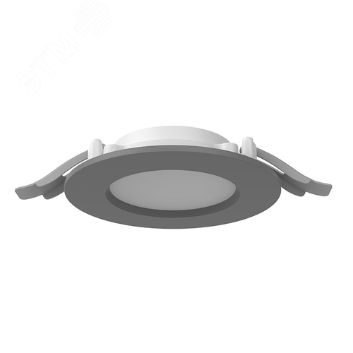 Светильник светодиодный ДВО-DL-01 Slim 10Вт 3000К 120х37 мм IP65/40 серый опал EM