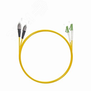 Патч-корд оптический duplex 20м LC/APC-FC/UPC 9/125 sm LSZH