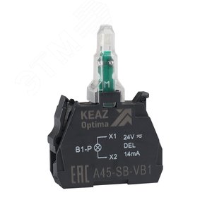 Блок световой OptiSignal D22 A45-SB-VB4 красный 24В AC/DC с защитой от наводок ZBVB4