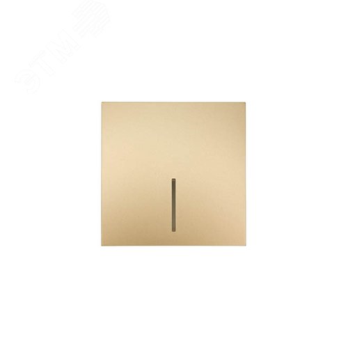 ZIMA Выключатель 1-кл. с подсветкой, 10 А, механизм, золото Lezard 704-3688-111QC