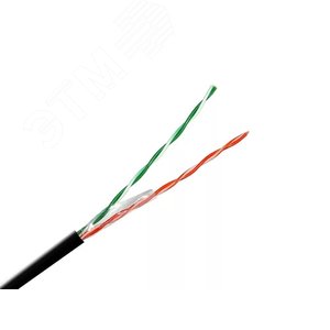 Витая пара U/UTP кат 5e 2х2х0.51 AWG24 Premium PE OUT