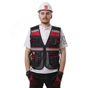 Универсальный регулируемый жилет монтажника КМ-TOOLVESTBAG-23