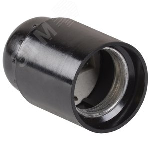 Пкб27-04-К01 Патрон подвесной карболитовый Е27 черный  стикер на изделии IEK