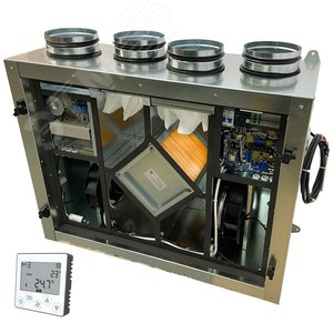 Установка вентиляционная приточно-вытяжная Node5- 250(50m)/RP-M,VAC(D250),E3.4 Vertical с пультом Z031
