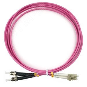 Патч-корд оптический duplex 2м LC-ST 50/125MM OM4 LSZH