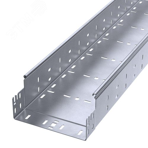 Лоток перфорированный Профи INOX (AISI 316) 200х100x6000 (1,0 мм) (12 м/уп)