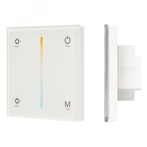 Панель Sens SMART-P21-MIX White 12-24V, 2.4G ARL, IP20 пластик, 5 лет