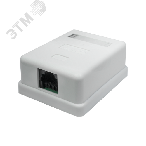 Розетка компьютерная 8P8C (RJ-45) UTP Cat5e 1 порт (DIY упак.)