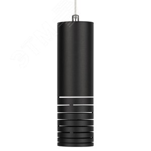 Светильник подвесной (подвес) PL22 BK MR16 GU10 потолочный цилиндр черный