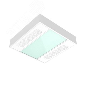 Светильник светодиодный ДПО-30Вт IP54 3800Лм 6500К бактерицидный UV DALI белый рас-ль стекло