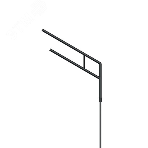 Кронштейн OXOR-SG2-1500x76-L1500 BLACK (ARL, Сталь)
