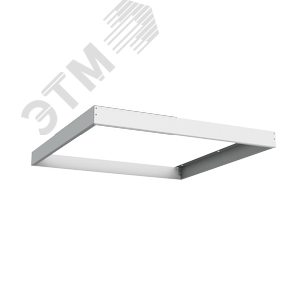 Рамка для накладного монтажа панели Panel LED 600x600x50мм белый RAL9003