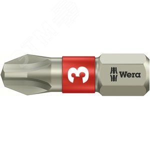Бита 3851/1 TS PH нержавеющая сталь хвостовик 1/4 C 6.3 PH 3X25 мм