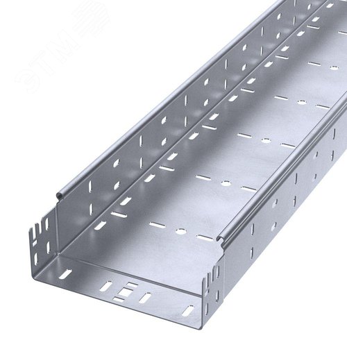 Лоток перфорированный Профи INOX (AISI 316) 200х80x6000 (1,5 мм) (12 м/уп)