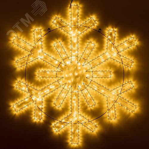 Фигура ARD-SNOWFLAKE-M11-1250x1200-604LED Warm 230V, 36.5W Ardecoled, IP65