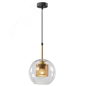 Светильник подвесной (подвес) Gertrude 4105-201 1 х Е27 40 Вт дизайн потолочный круглый