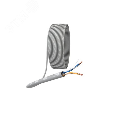 Кабель витая пара U/UTP 2x2x24 AWG Cat5e CU PVC 305м U-2-PVC