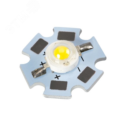 Светодиод мощный ARPL-Star-3W-BCX45 Warm White STAR type