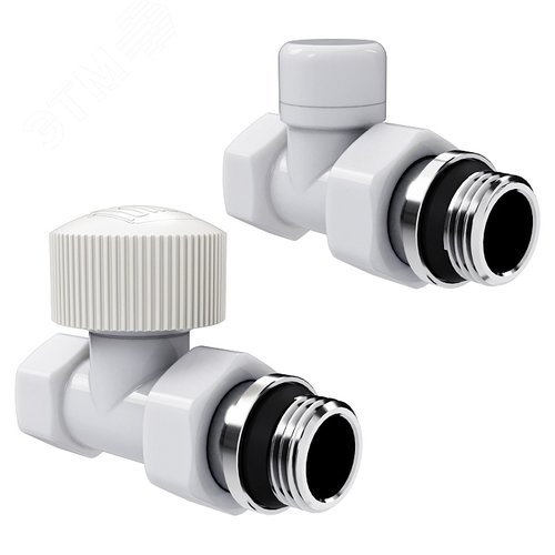 "Набор термостатический прямой Royal Thermo Design 1/2""М30х1,5 (Белый)"