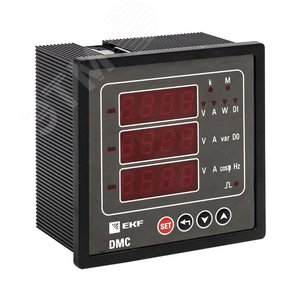 Прибор цифровой измерительный комбинированный DMC на панель 96x96 (квадратный вырез) PROxima